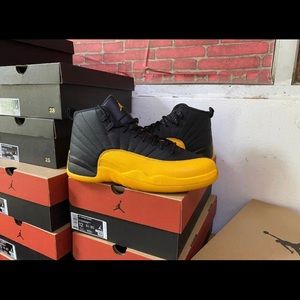 Jordan 12 Retro Black University Gold